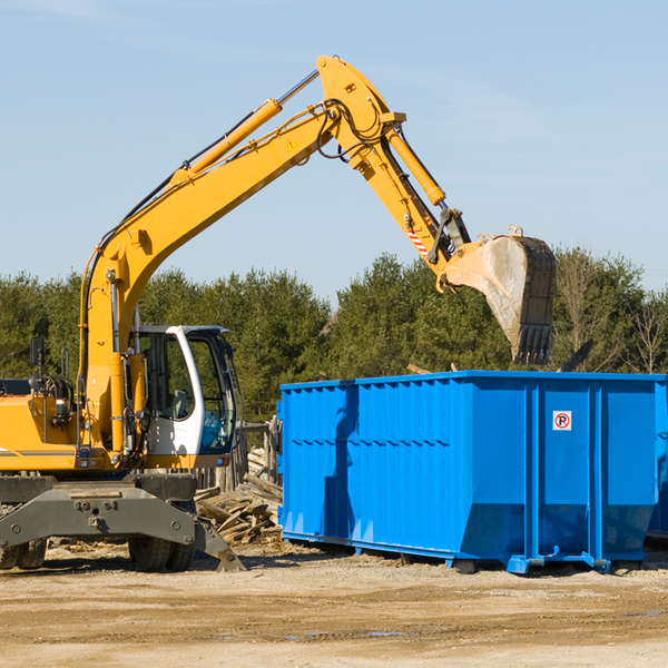 how does a residential dumpster rental service work in Minnetrista